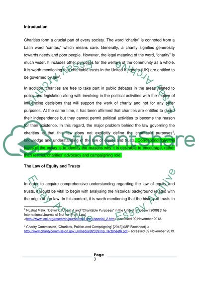 The Law of Equity and Trusts