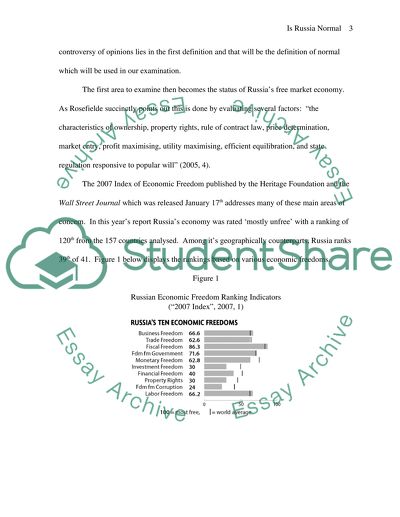 Is Russia a Normal Country