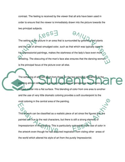 Pierre-Auguste Renoir called Dance at Bougival