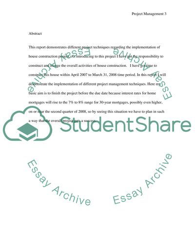 Major Project Management Techniques