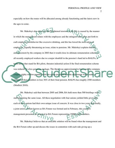 Mr Makoloyis Personal Profile and View