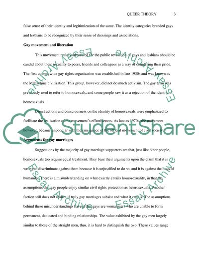 Queer Theory Explains the Discrepancy between the Biological Sex and Desire