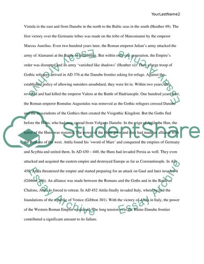 Political, Social and Economic Reasons for the Decline of the Western Roman Empire