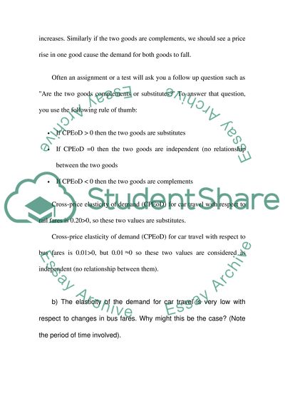 Cross-price elasticity