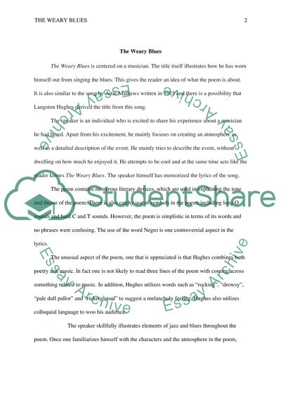 Explication of a poem