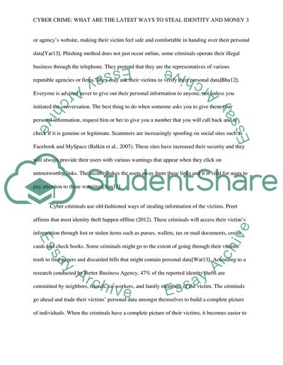 Cyber Crime: the Latest Ways to Steal Identity and Money