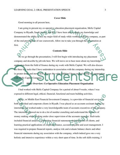 Co-Operative Education Placement Organisation