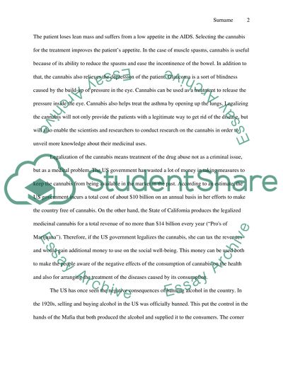 Legalization of Cannabis in United States