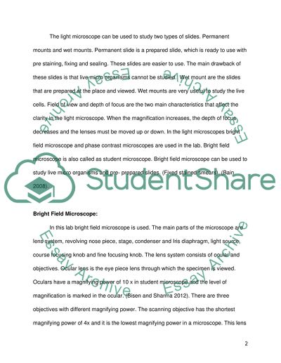 Bright Field Microscope
