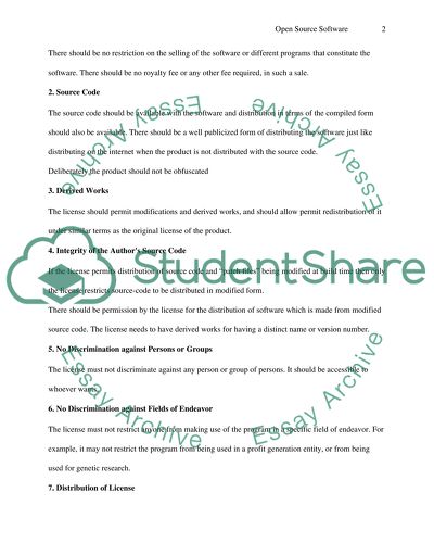 Advantages of open source software