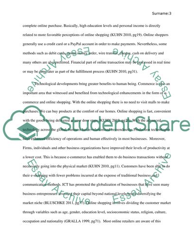 Online Shopping Is a Form of E-Commerce