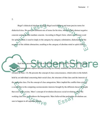 Sociological Theories and Historic Figures of the Feminism