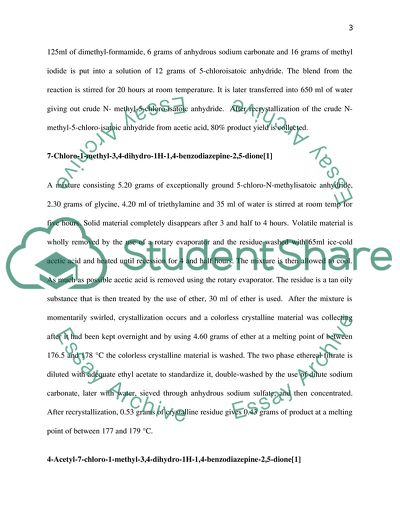 Synthesis of Diazepam