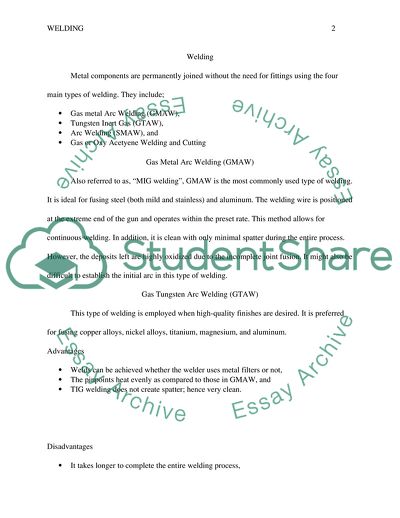 Main Types of Welding
