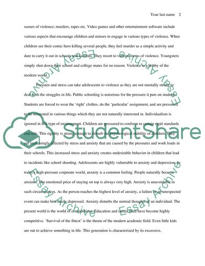 Criminological Theory - The Virginia Tech Massacre