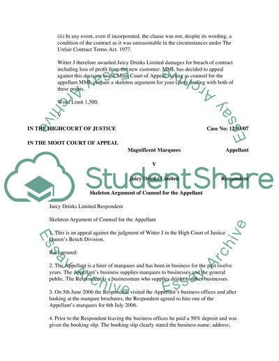 Contract law incorporation notice UCTA 1977