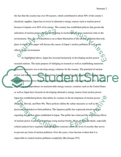 The Nuclear Pollution of Japan