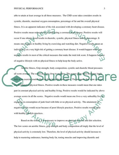 Physical Activity and Health