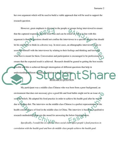 Food Habits in Correlation With Social Status