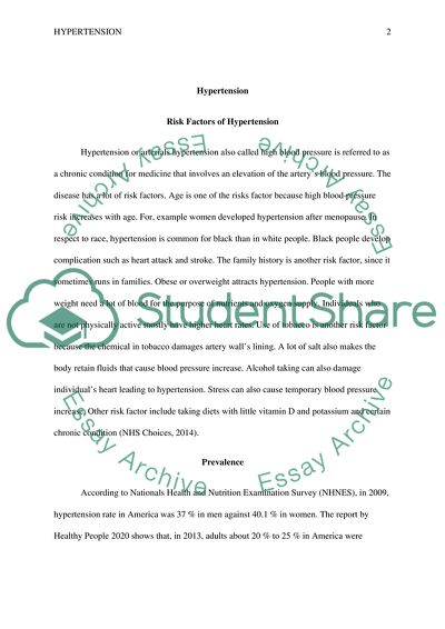 High Blood Pressure (Hypertension) by NHS Choices