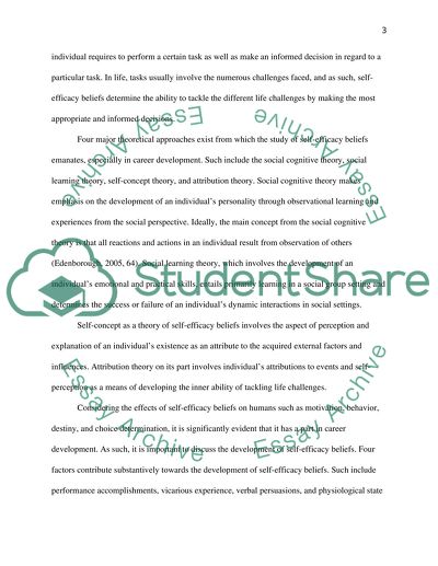 The Activities of Career Development Involving Decision-Making Processes and Planning