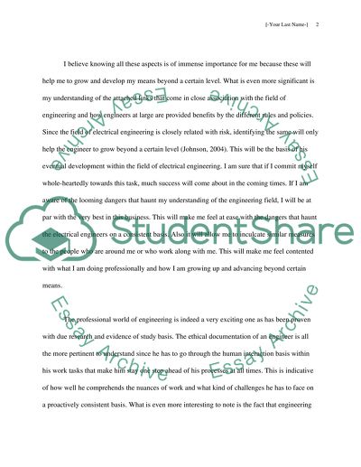 The Ethical Aspects Of The Engineering