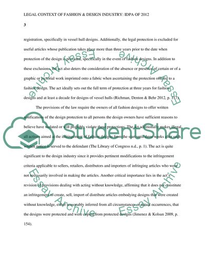 Innovative Design Protection Act (IDPA) of 2012