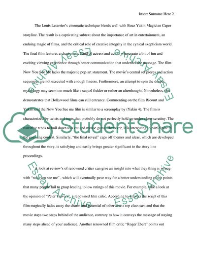 Now you see me(2013)