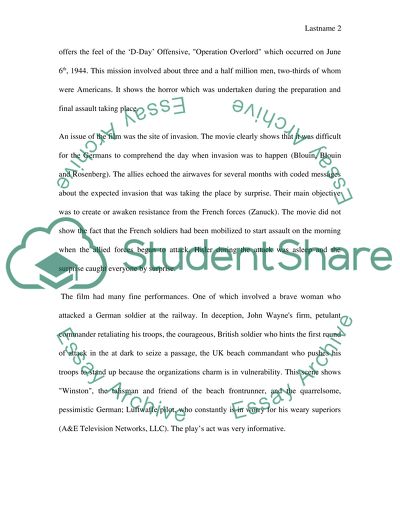 Analysis of The Longest Day Movie