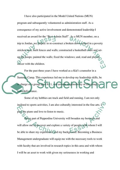 pepperdine university essay prompt