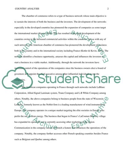 The American Chamber of Commerce