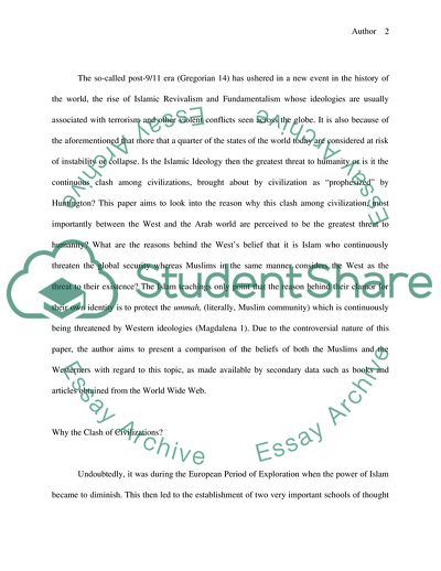 The Clash among Civilizations: The Greatest Threat to Humanity in the Twenty-First Century