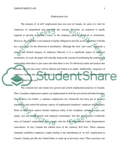 Employment Law - Some Dos and Donts of Employee Termination