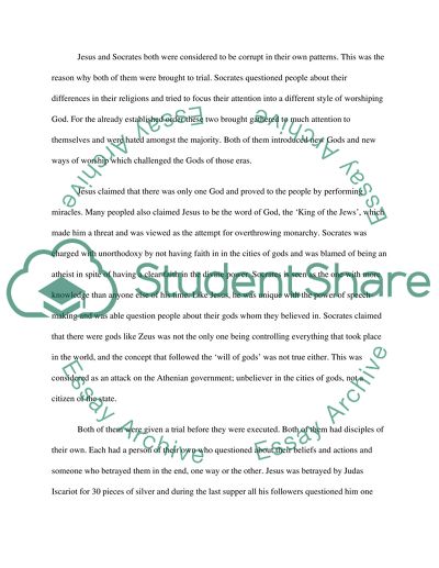 Jesus Was Selected by the Supreme Being to Save the People