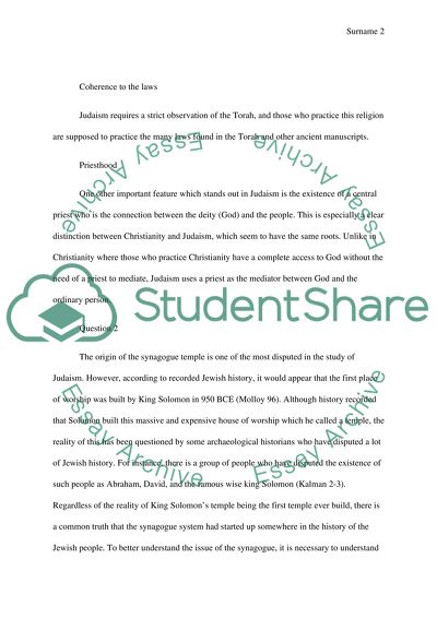 World Religions: Judaism