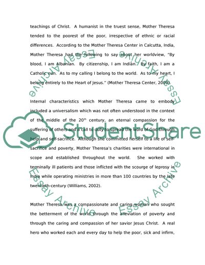 Mother Teresa - Life