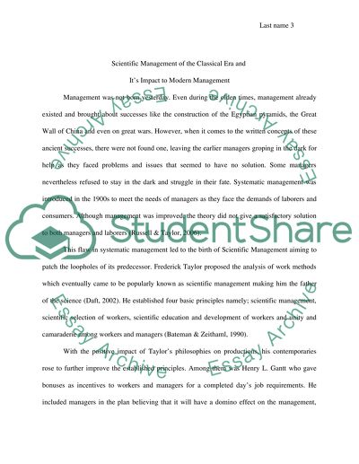 Classical Era Reflection Paper