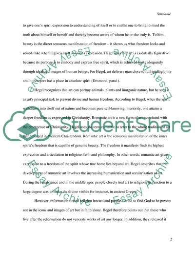 Friedrich Hegels Philosophy