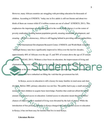 Educatinal Innovations in Kenia