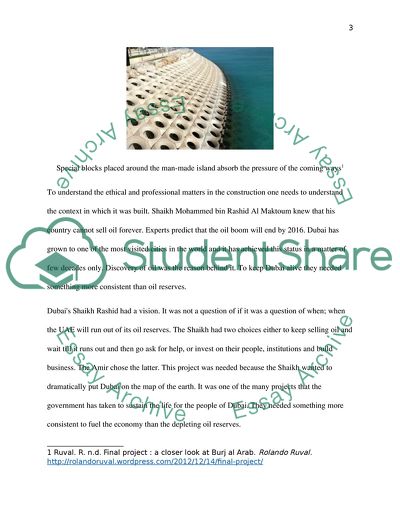 Constructing Burj Al Arab