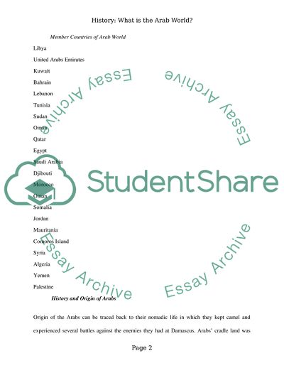 What Is the Arab World