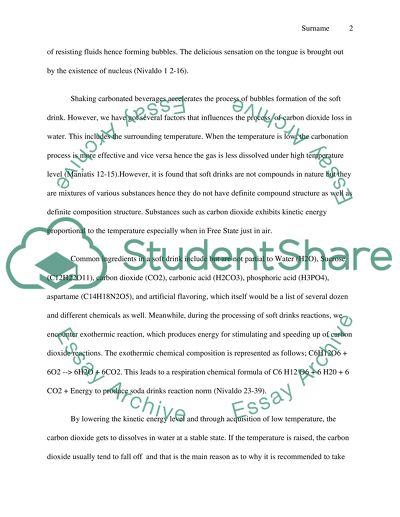 The Discovery of Soda Drinks