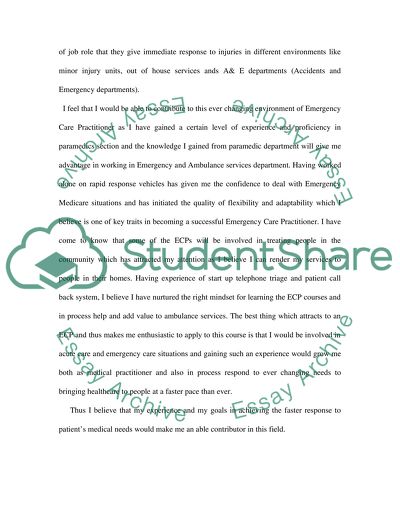 Emergency Care Practitionera