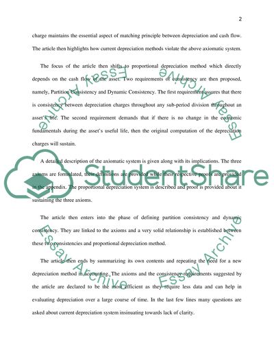 Summary of the article