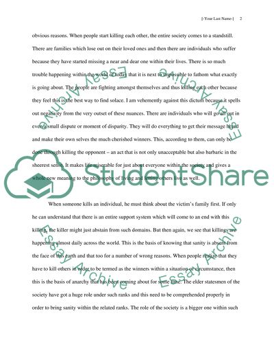 Can an eye for an eye be morally justified