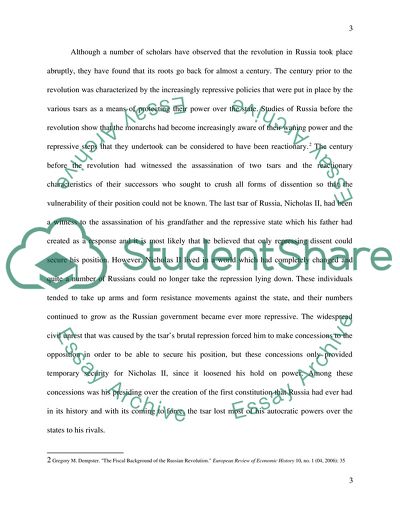 The Russian Revolution: the Democratic and Socialist Movements