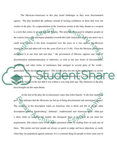 Textual Analysis of Los Vendidos