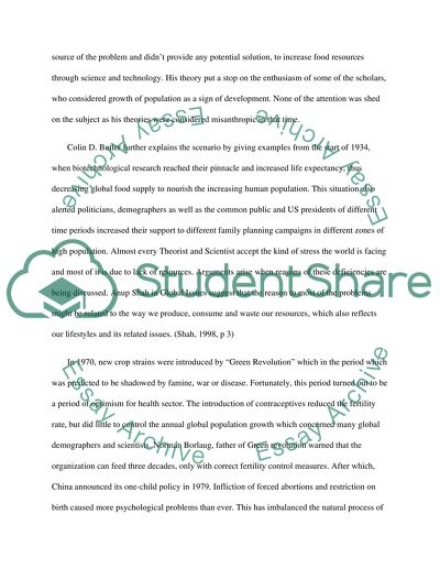 The Population Growth