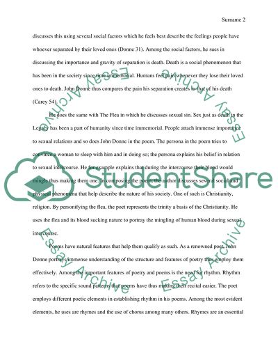 Analysis of Two Poems by John Donne