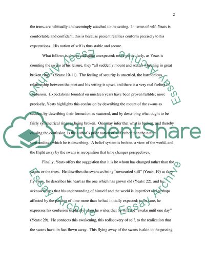 The Wild Swans at Coole by W. B. Yeats